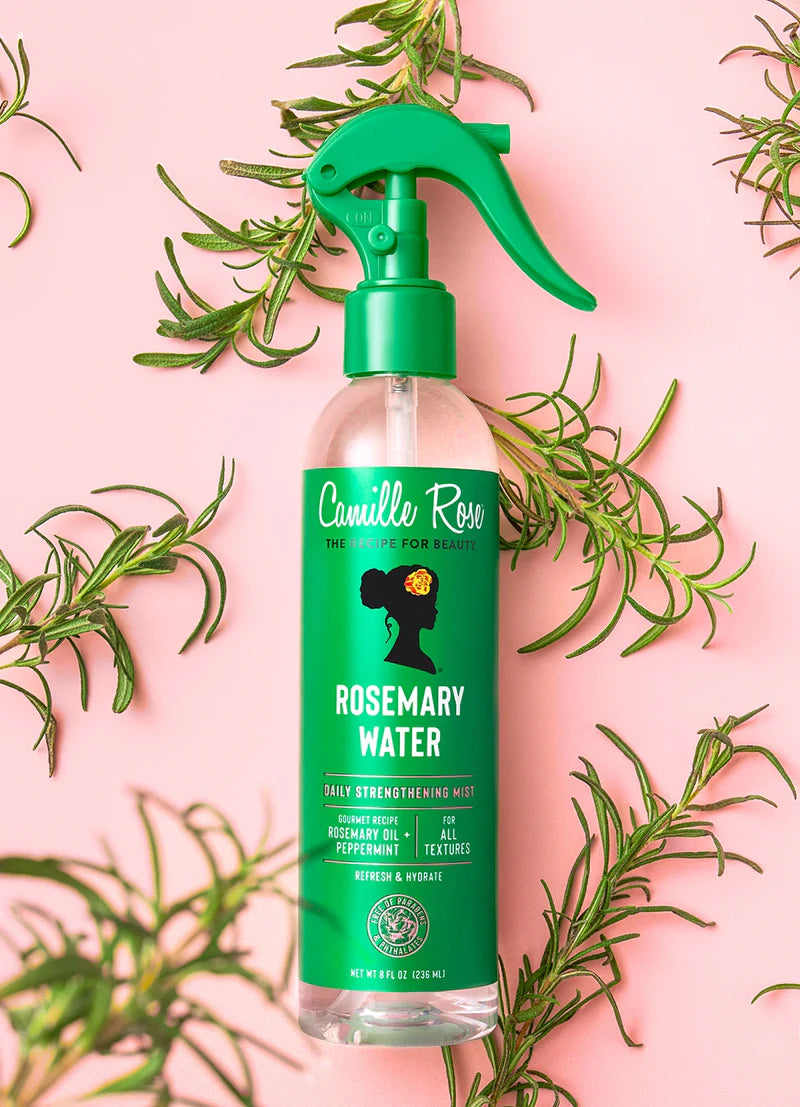 Camille Rose Rosemary Water Daily Strengthening Mist Net Wt 8 Fl Oz (236 mL)