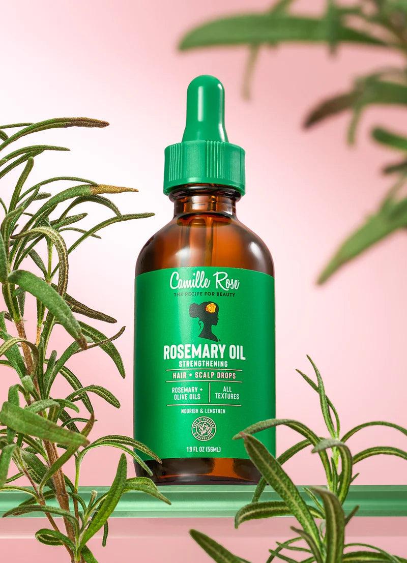 Camille Rose Rosemary Oil Strengthening Hair + Scalp Drops 1.9 oz