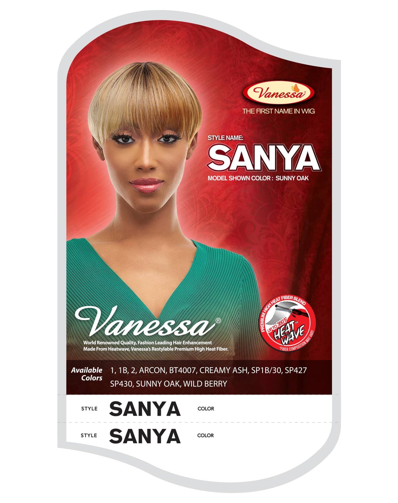 Vanessa Fashion Wigs Synthetic Hair Wig Sanya - ANNS BEAUTY SUPPLY