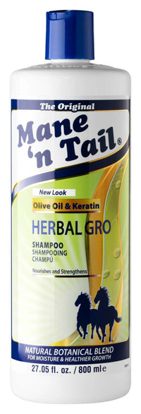 Mane ‘n Tail Herbal Gro Shampoo 27.05 fl oz – Olive Oil & Keratin for Strong, Healthy Hair