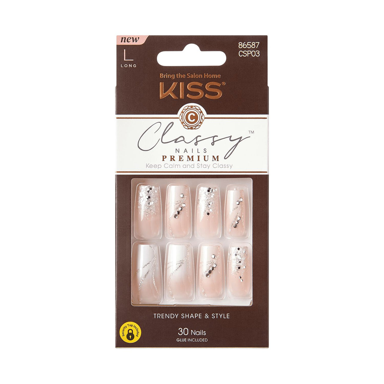 KISS Classy Nails Premium Trendy Shape & Style (86587 / CSP03)