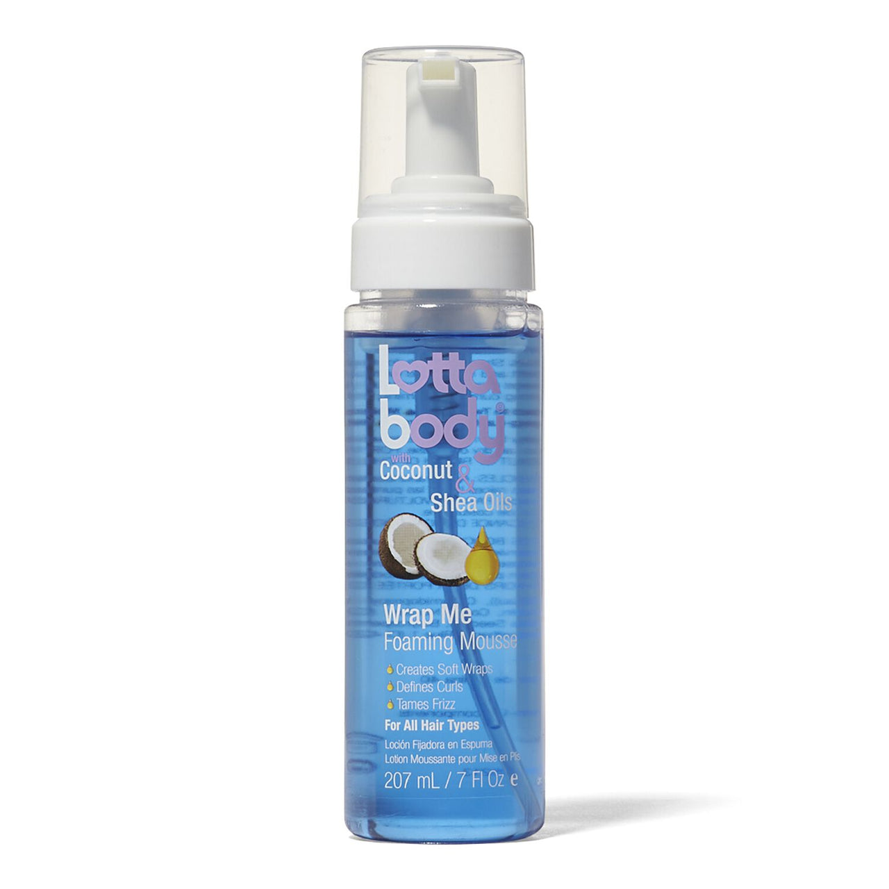 Lottabody Wrap Me Foaming Mousse with Coconut & Shea Oils - 7 oz - ANNS BEAUTY SUPPLY