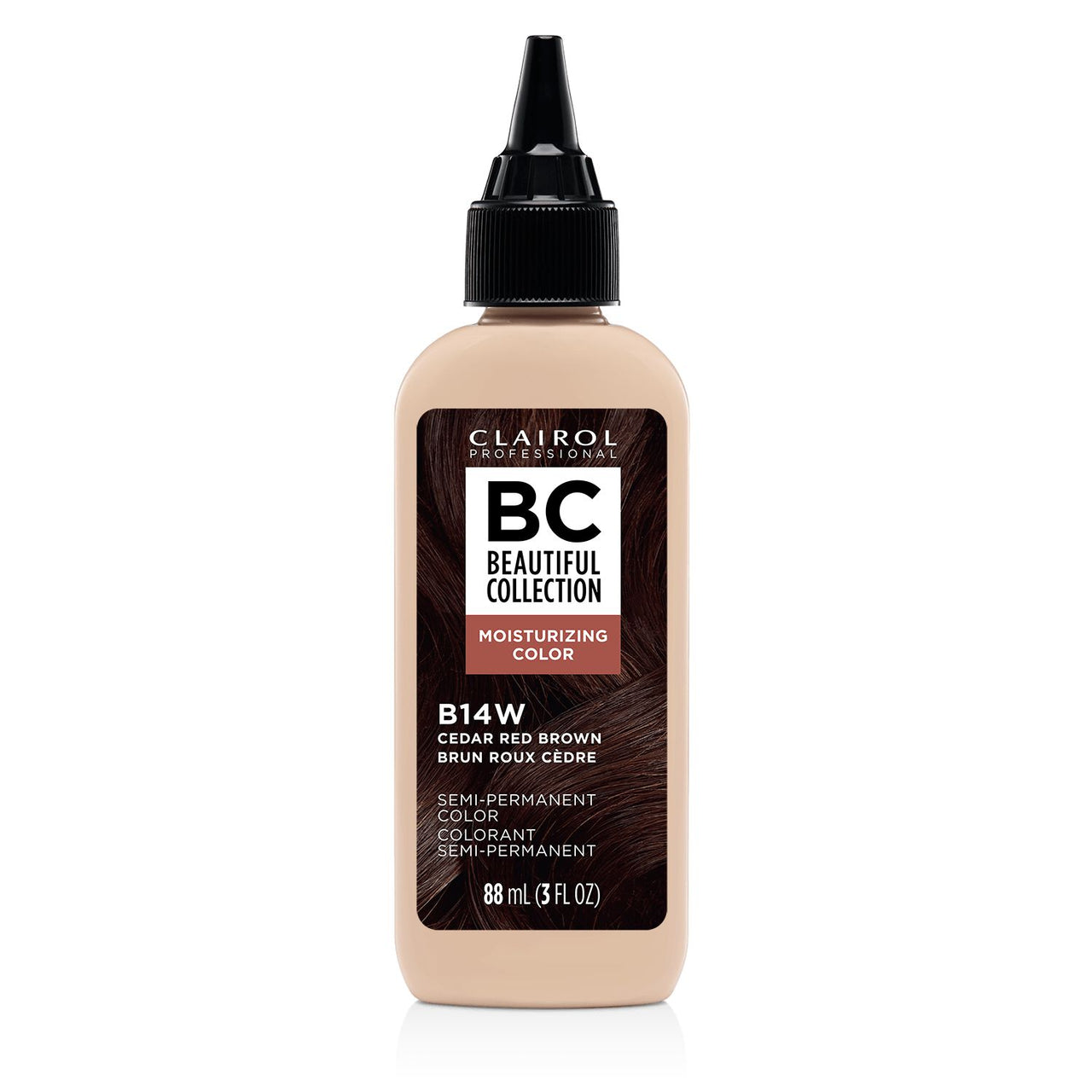 Clairol Professional BC Beautiful Collection Moisturizing Color B14W Cedar Red Brown 3 Fl. Oz. / 88 mL - ANNS BEAUTY SUPPLY