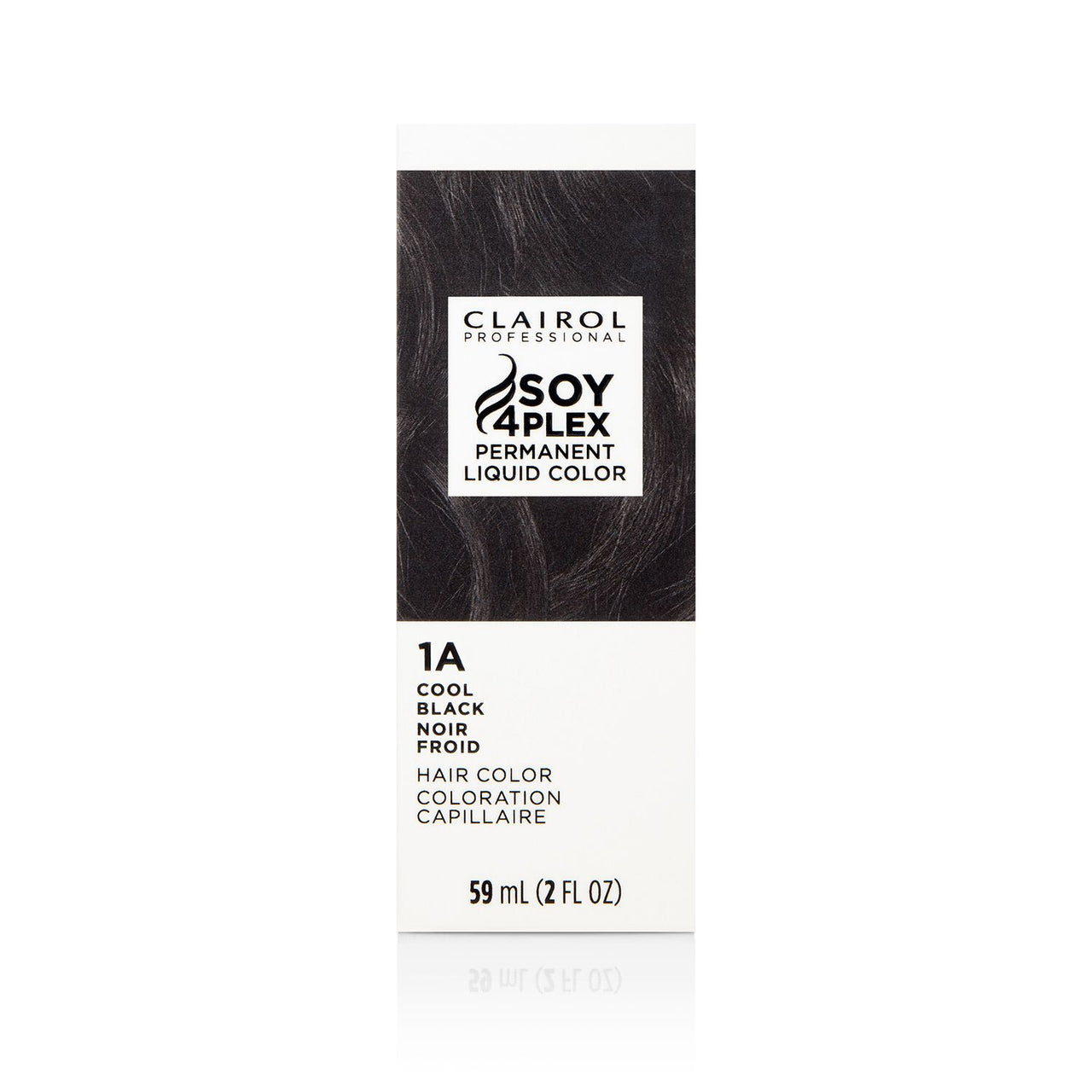 Clairol Professional Soy 4 Plex Permanent Liquid Color 1A Cool Black 2 FL OZ (59 mL)