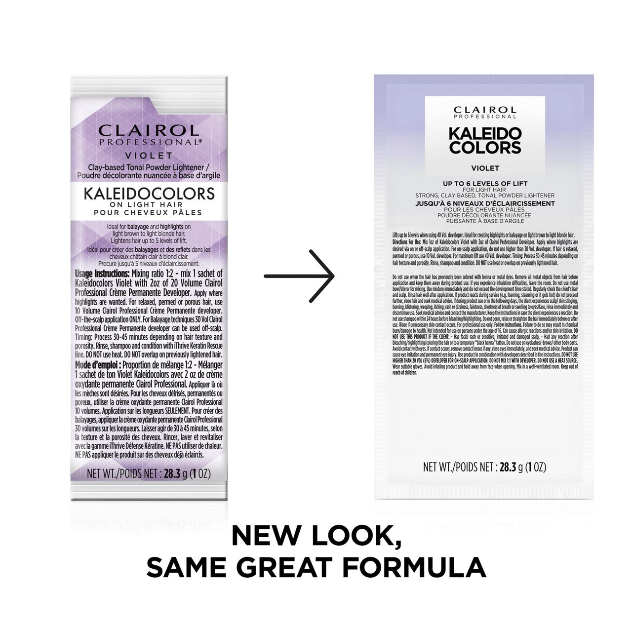 Clairol Professional Kaleido Colors Violet Powder Lightener 1 oz (28.3 g)