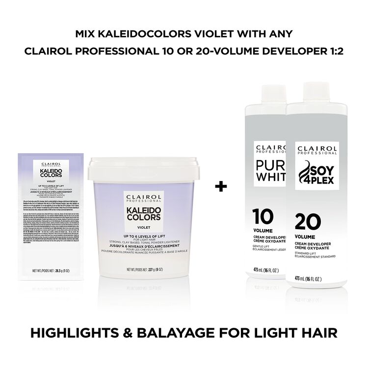 Clairol Professional Kaleido Colors Violet Powder Lightener 1 oz (28.3 g)