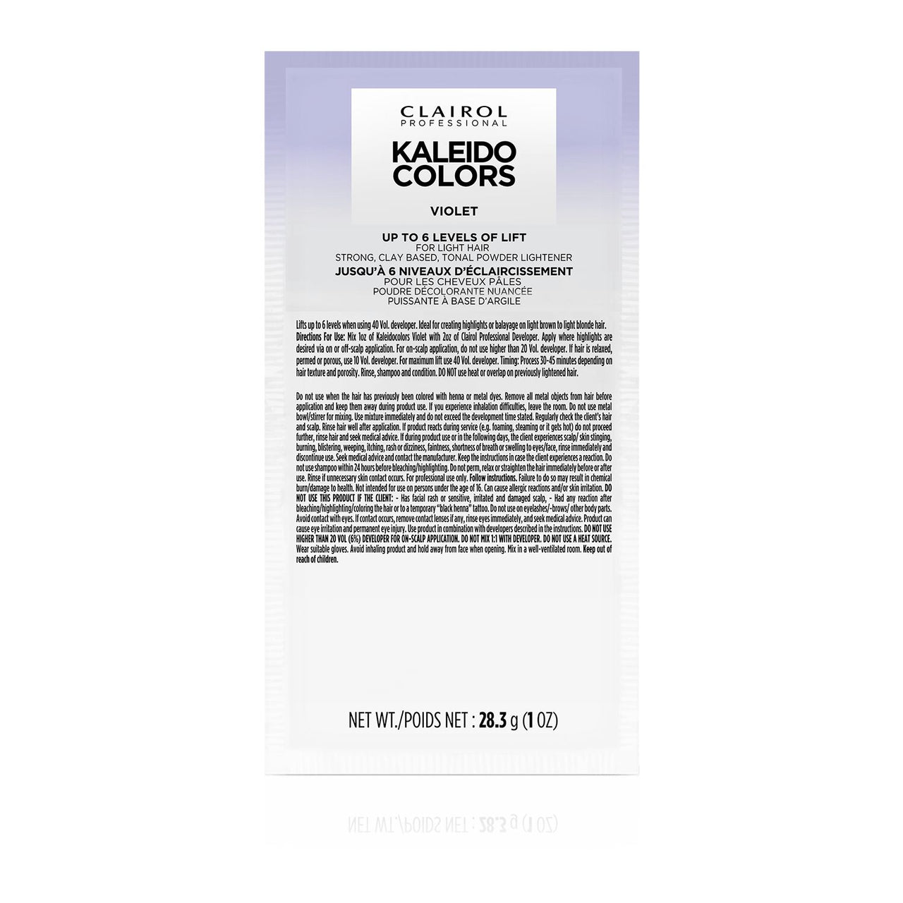 Clairol Professional Kaleido Colors Violet Powder Lightener 1 oz (28.3 g)