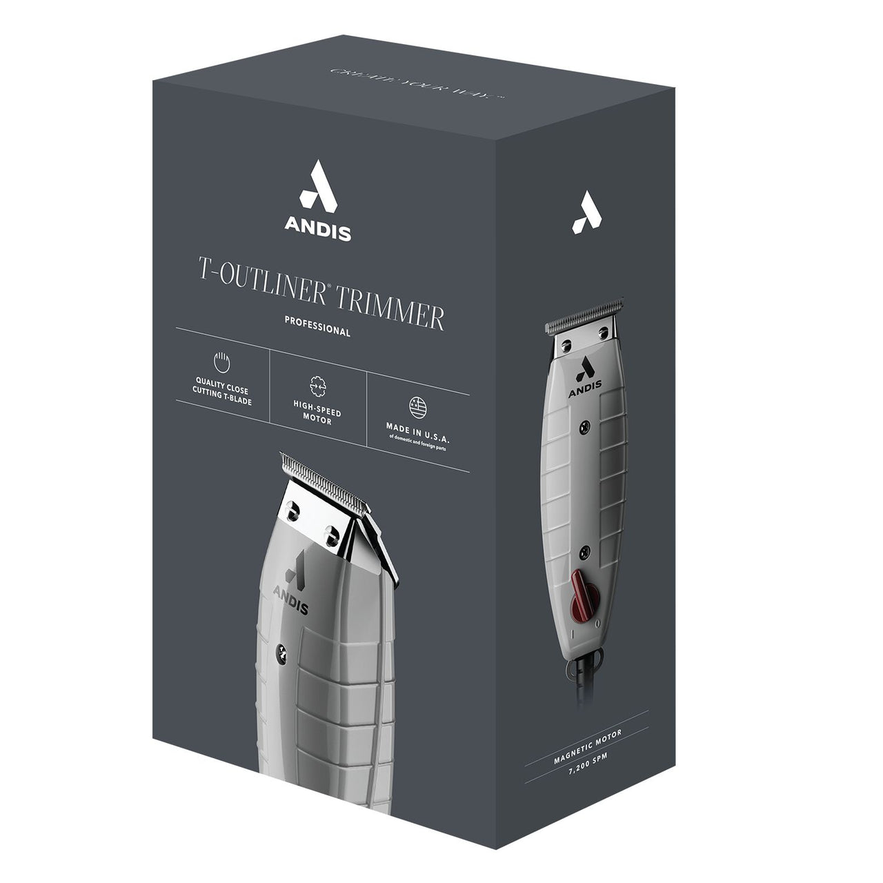 Andis T-Outliner Professional Trimmer – Close-Cut Precision Grooming Tool - ANNS BEAUTY SUPPLY