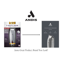 Andis T-Outliner Professional Trimmer – Close-Cut Precision Grooming Tool - ANNS BEAUTY SUPPLY