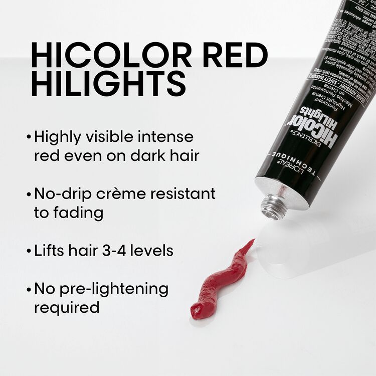L'Oréal Technique Excellence HiColor HiLights Red 34 g / 1.2 Oz. - ANNS BEAUTY SUPPLY