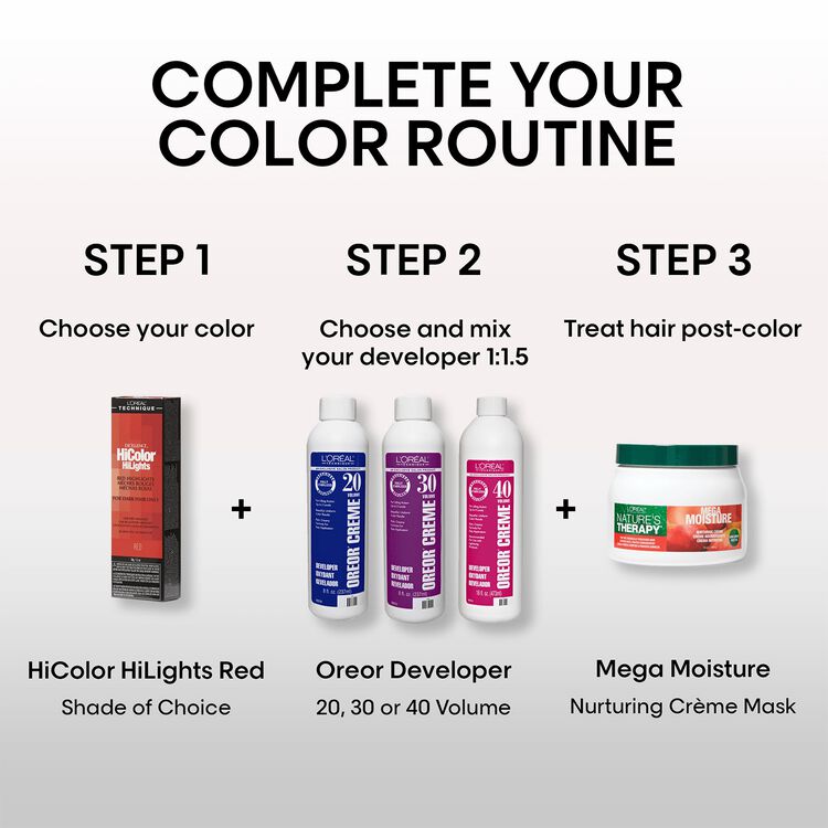 L'Oréal Technique Excellence HiColor HiLights Red 34 g / 1.2 Oz. - ANNS BEAUTY SUPPLY