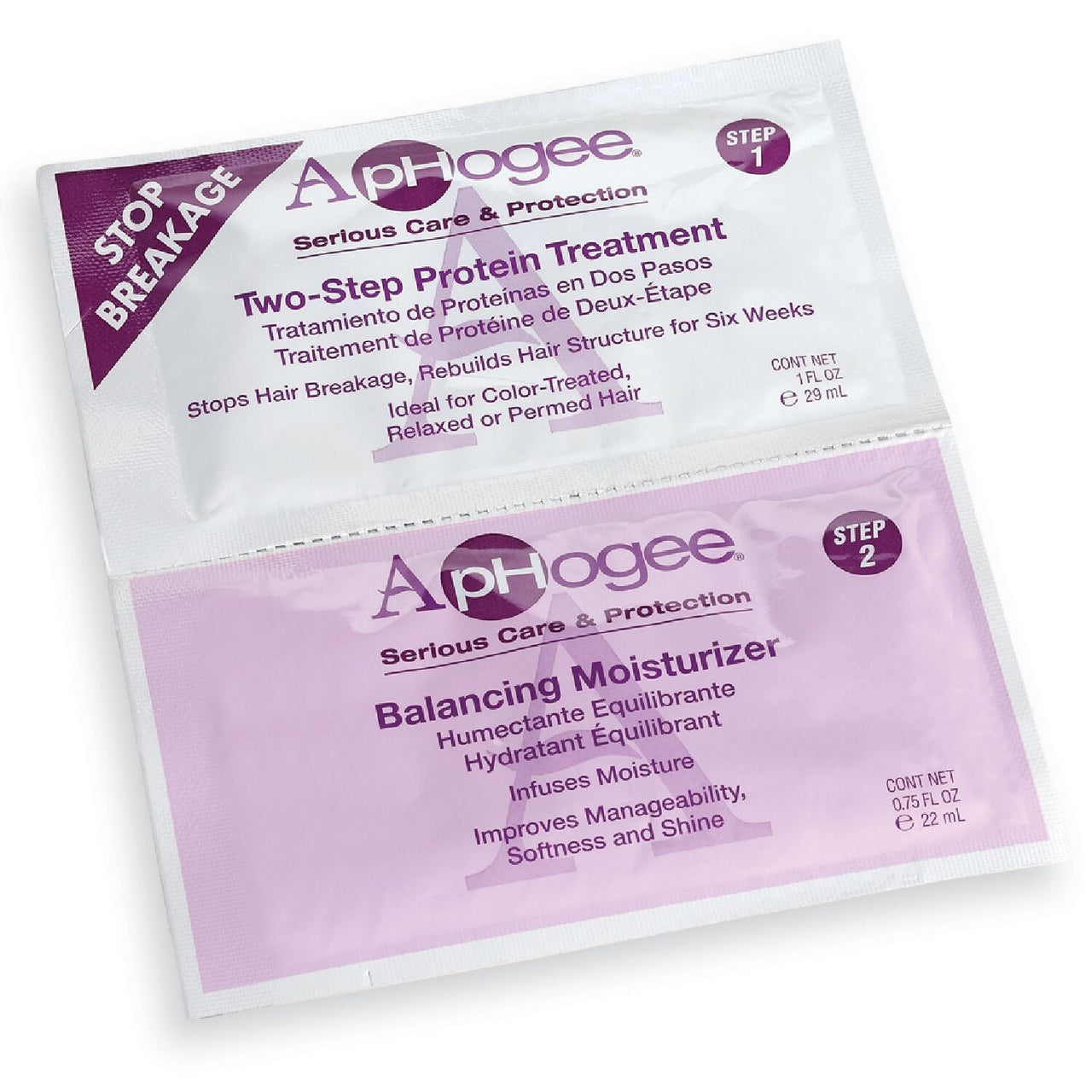 ApHogee Two-Step Protein Treatment & Balancing Moisturizer Packet - ANNS BEAUTY SUPPLY