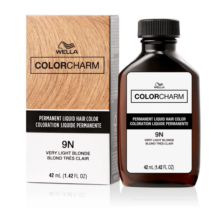 Wella Colorcharm Permanent Liquid Hair Color 9N Very Light Blonde 1.42 FL OZ (42 mL)