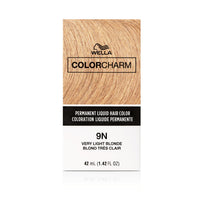 Wella Colorcharm Permanent Liquid Hair Color 9N Very Light Blonde 1.42 FL OZ (42 mL)