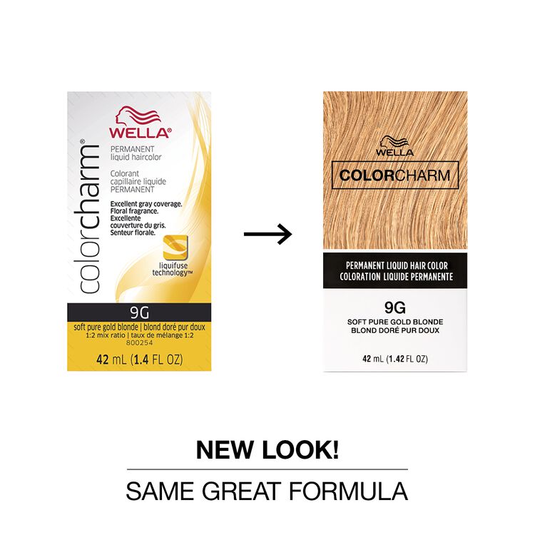 Wella Colorcharm Permanent Liquid Hair Color 9G Soft Pure Gold Blonde 1.42 fl. oz. - ANNS BEAUTY SUPPLY