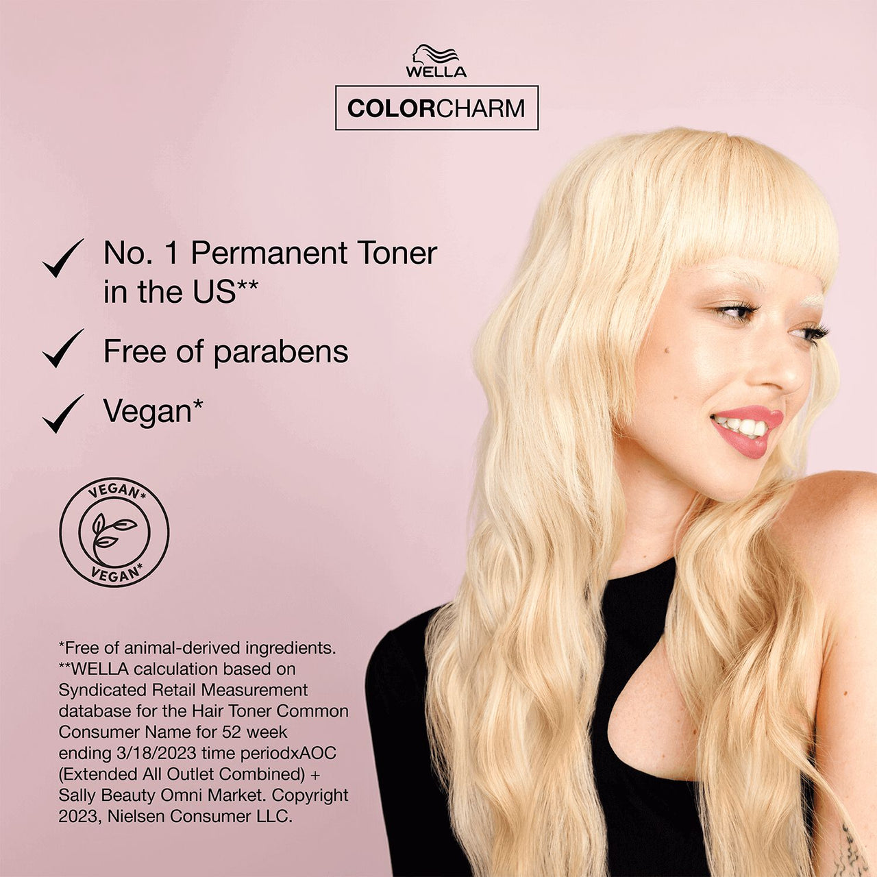Wella ColorCharm Permanent Liquid Toner T18 Lightest Ash Blonde 1.4 fl. oz. / 42 mL