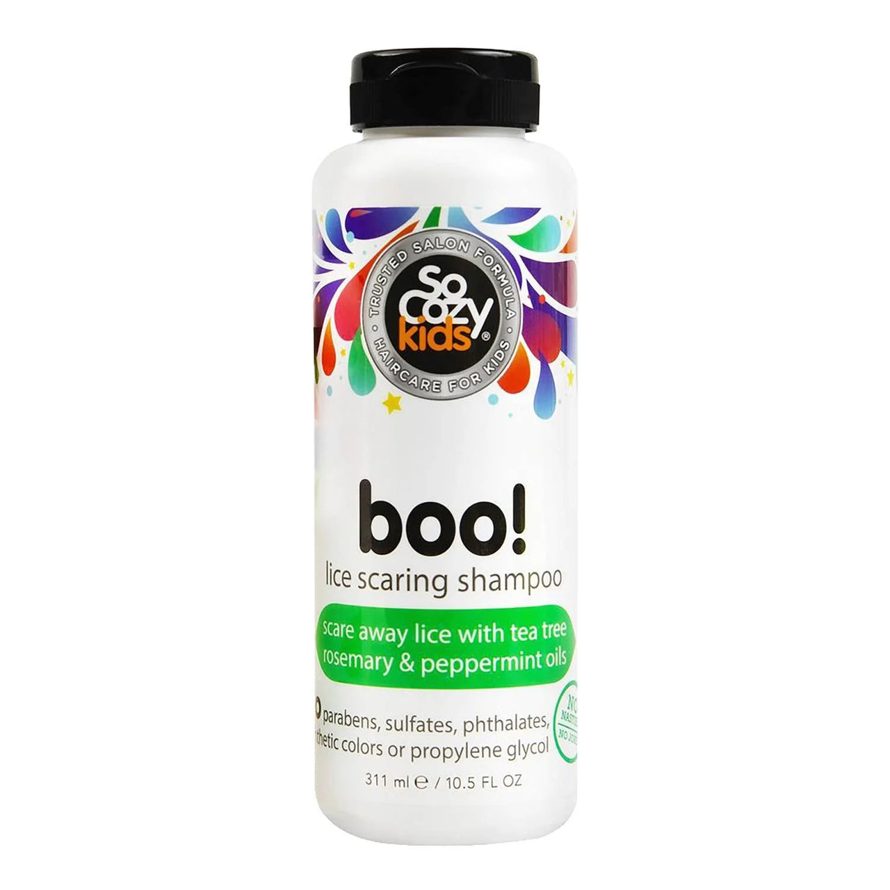 SoCozy Kids Boo! Lice Scaring Shampoo – Tea Tree & Rosemary (10.5 oz) - ANNS BEAUTY SUPPLY