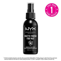 NYX Professional Makeup Matte Finish Setting Spray 2.03 fl. oz. / 60 mL - ANNS BEAUTY SUPPLY
