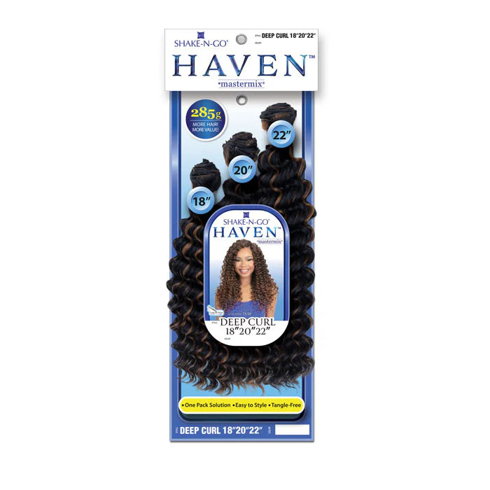 Shake-N-Go Haven Mastermix Deep Curl 18 20 22 3 Bundle Pack - ANNS BEAUTY SUPPLY