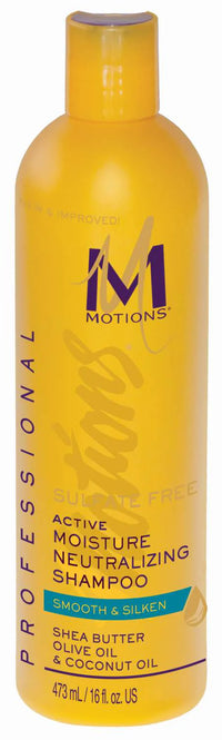 Motions Sulfate Free Active Moisture Neutralizing Shampoo Smooth and Silken 16 oz - ANNS BEAUTY SUPPLY