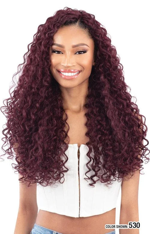 Shake N Go Organique Burmese Wave 24 Inch – Soft Natural Curly Weave