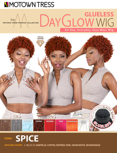 Motown Tress Day Glow Glueless Wig SPICE - ANNS BEAUTY SUPPLY
