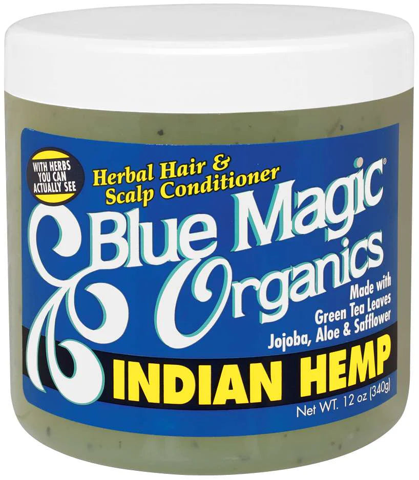 Blue Magic Organics Indian Hemp 12 oz - ANNS BEAUTY SUPPLY