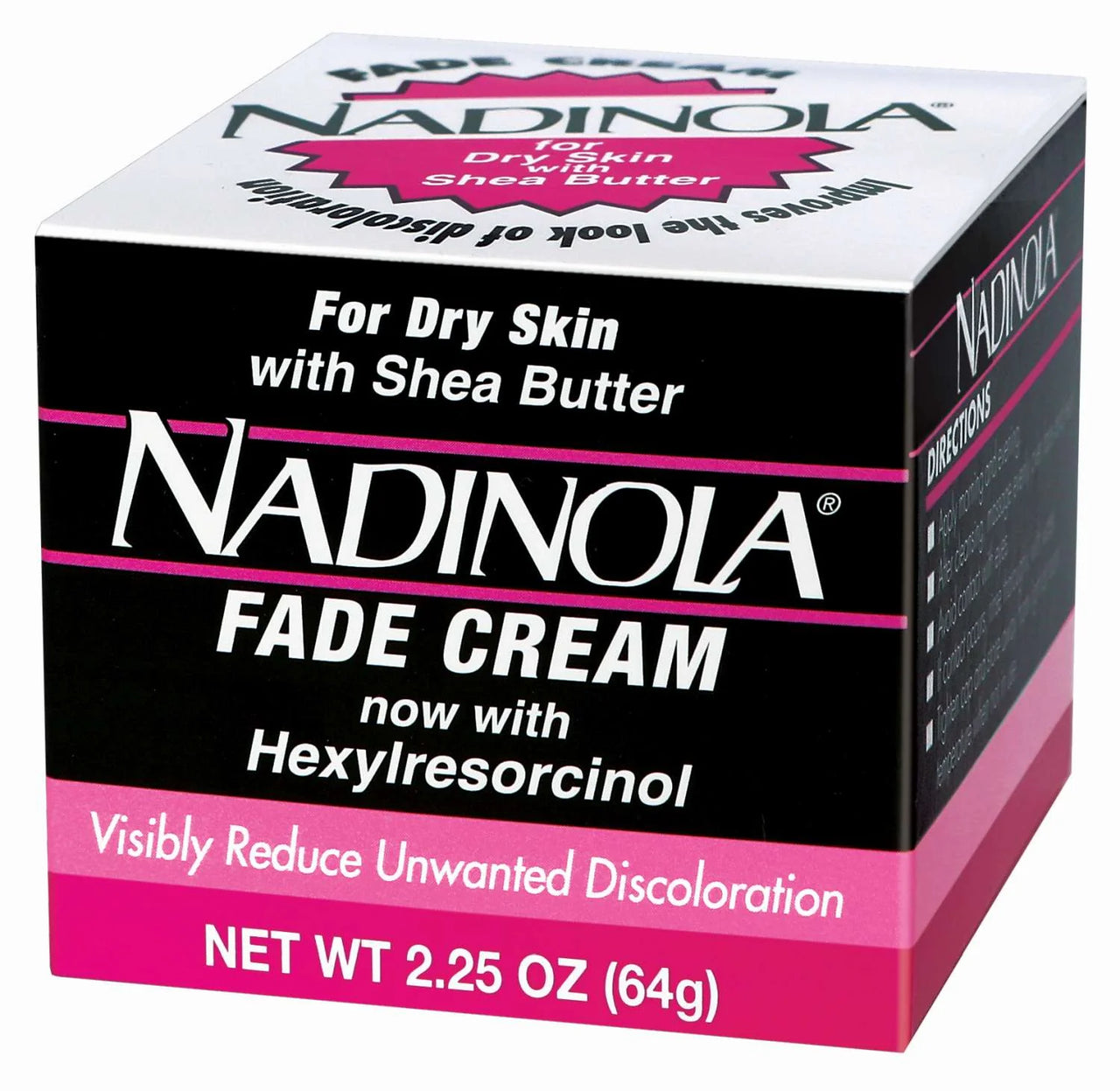 Nadinola Fade Cream for Dry Skin 2.25 oz – With Shea Butter & Hexylresorcinol