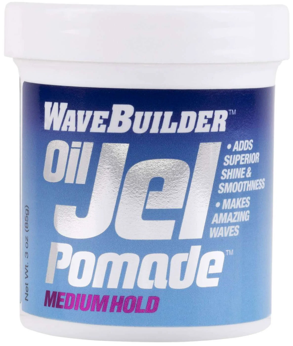 WaveBuilder Oil Jel Pomade - Medium Hold for Smooth Waves 3 Oz - ANNS BEAUTY SUPPLY