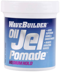WaveBuilder Oil Jel Pomade - Medium Hold for Smooth Waves 3 Oz - ANNS BEAUTY SUPPLY