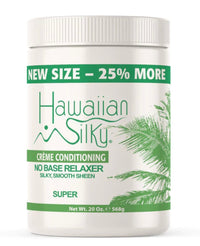 Hawaiian Silky Crème Conditioning No Base Relaxer Super 20 oz. - ANNS BEAUTY SUPPLY