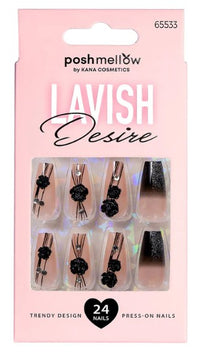 Poshmellow Lavish Desire Press-On Nails – 65533 - ANNS BEAUTY SUPPLY
