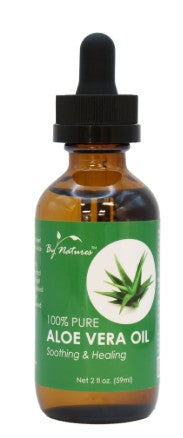 By Natures 100% Pure Aloe Vera Oil 2 Oz - ANNS BEAUTY SUPPLY