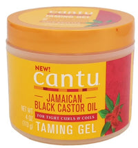 Cantu Jamaican Black Castor Oil Taming Gel – For Tight Curls & Coils – 4 oz - ANNS BEAUTY SUPPLY