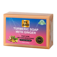 Te Amo Turmeric & Ginger Detoxifying Bar – Acne Fight & Skin Brightening (150g) - ANNS BEAUTY SUPPLY