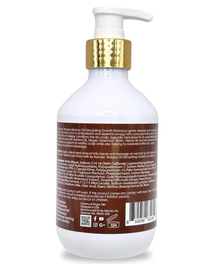By Natures Batana Oil Stimulating Growth Shampoo 12 Oz - ANNS BEAUTY SUPPLY