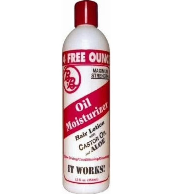 BB Oil Moisturizer Hair Lotion with Castor Oil & Aloe - 12 oz - ANNS BEAUTY SUPPLY