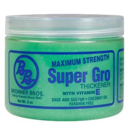 Bronner Bros Super Gro Thickener Maximum Strength with Vitamin E 6 oz - ANNS BEAUTY SUPPLY