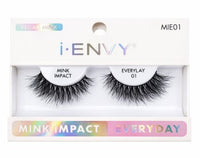 i Envy Mink Impact Everyday 01 Vegan Mink Strip Lashes MIE01 - ANNS BEAUTY SUPPLY