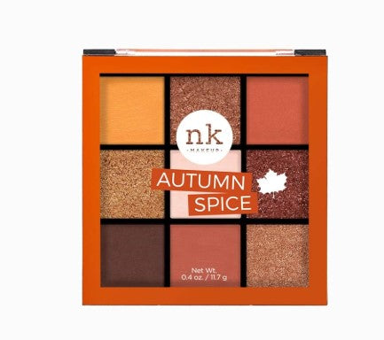 NK Makeup Autumn Spice Eyeshadow Palette (9 Shades) - ANNS BEAUTY SUPPLY
