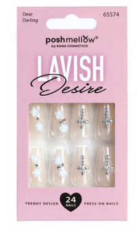 Poshmellow Lavish Desire Press-On Nails – 65574 - ANNS BEAUTY SUPPLY
