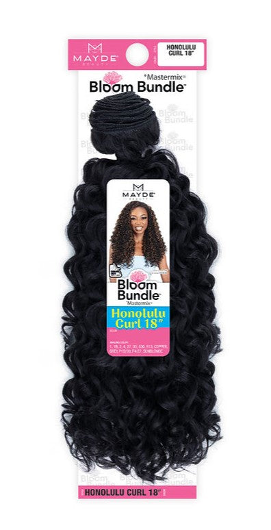 Mayde Bloom Bundle Honolulu Curl 18 Synthetic Hair - ANNS BEAUTY SUPPLY