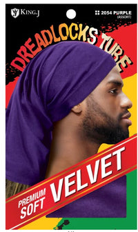 King J Dreadlocks Tube Premium Soft Velvet Assorted  #2054