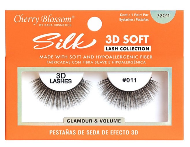 Cherry Blossom Silk 3D Soft Lashes #011 – 72011 - ANNS BEAUTY SUPPLY