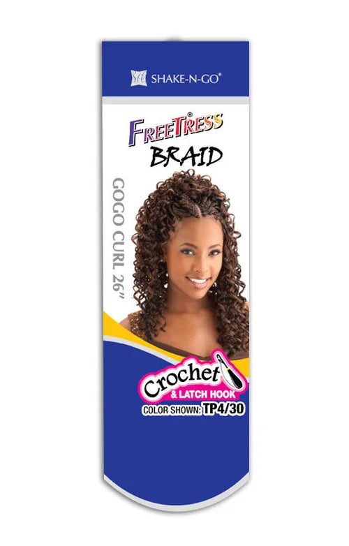 FreeTress Synthetic Hair Crochet Braids GoGo Curl - ANNS BEAUTY SUPPLY