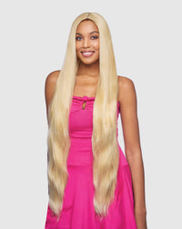 Vanessa Honey Collection Human Hair Blend Deep Part Lace Front Wig THB MINAJY 45