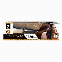 Tyche Gold Double Coated Gold Ceramic Flat Iron - 2