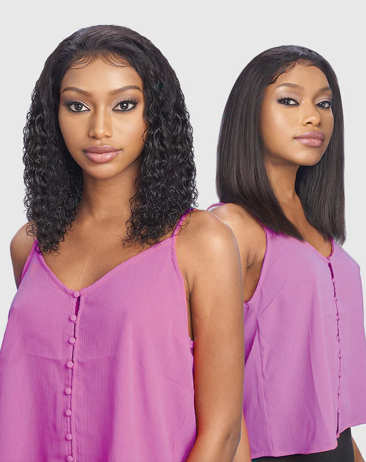 Vanessa 100% Brazilian Human Hair 13x5 Hand-Tied Swissilk Lace Front Wig THH WetWave - ANNS BEAUTY SUPPLY