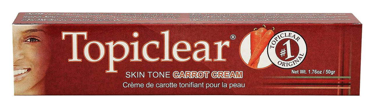 Topiclear Carrot Cream – 1.76 oz - ANNS BEAUTY SUPPLY
