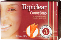 Topiclear Carrot Soap – 3 oz - ANNS BEAUTY SUPPLY